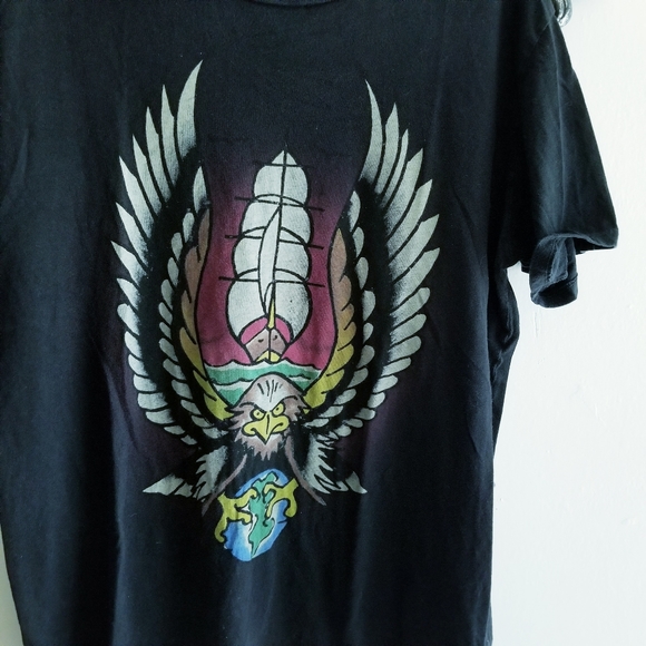 Vintage Don Ed Hardy Designs Black Tshirt Circa 1999 - Picture 2 of 7